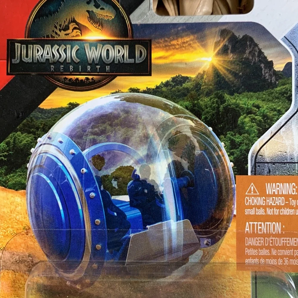 Jurassic World Rebirth Gyrosphere JurassicWorld Matchbox Gyro Sphere Toy Car New